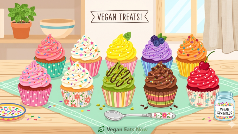 Vegan Cupcakes: Delicious and Easy Plant-Based Baking